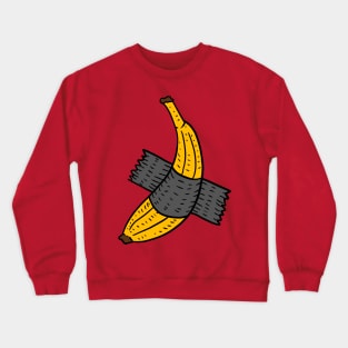 dukt taped wall banana. banana art. Crewneck Sweatshirt